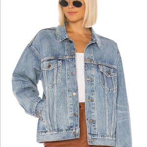 revolve levi’s ex boyfriend trucker jacket